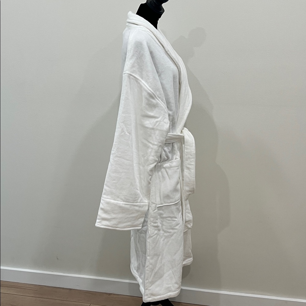 Terrytown Terry Velour Kimono Robes White - Picture 6 of 9